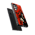 itachi uchiha red back phone cover | glass case for samsung galaxy s25 ultra