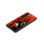 itachi uchiha red back phone cover | glass case for samsung galaxy s24 plus