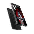 itachi uchiha back phone cover | glass case for samsung galaxy s23 ultra