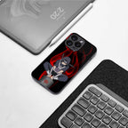 itachi uchiha back phone cover | glass case for samsung galaxy s24