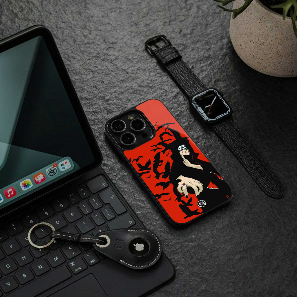 itachi uchiha red back phone cover | glass case for google pixel 6 pro