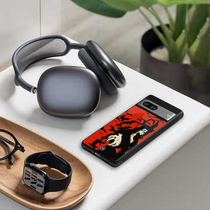 itachi uchiha red back phone cover | glass case for iphone 16 pro