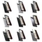 Durable Glass Back Mobile Case for iPhone, Samsung, OnePlus, Google Pixel, Redmi, Vivo, Oppo