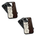 Trendy Glass Back Mobile Case for iPhone, Samsung, Redmi, OnePlus, Google Pixel, Motorola