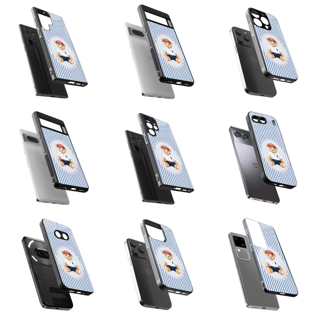 Durable Glass Back Mobile Case for iPhone, Samsung, OnePlus, Google Pixel, Redmi, Vivo, Oppo