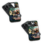 Trendy Glass Back Mobile Case for iPhone, Samsung, Redmi, OnePlus, Google Pixel, Motorola