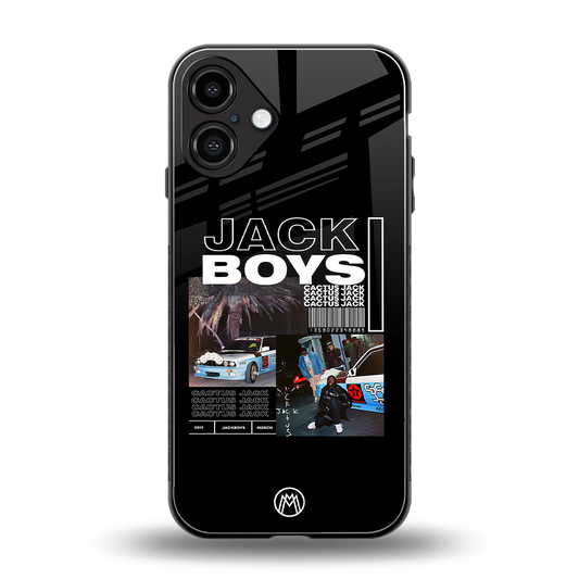 jack boys back phone cover | glass case for iphone 16 plus