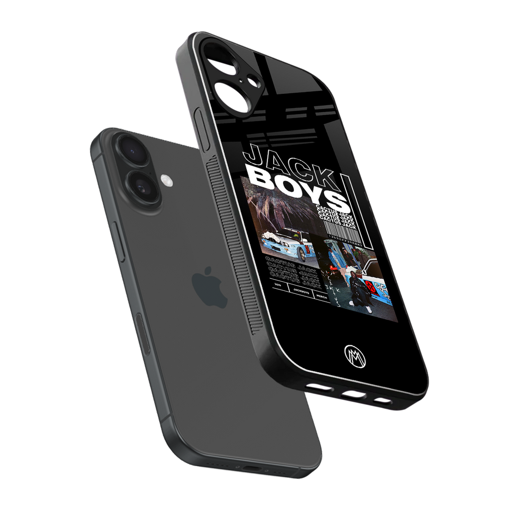 jack boys back phone cover | glass case for iphone 16 plus