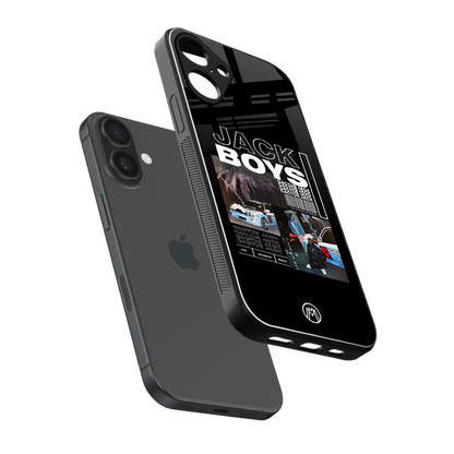jack boys back phone cover | glass case for iphone 16 plus