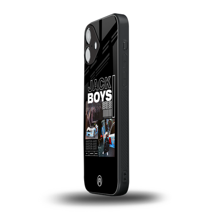 jack boys back phone cover | glass case for iphone 16 plus
