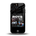 jack boys back phone cover | glass case for iphone 16 pro max
