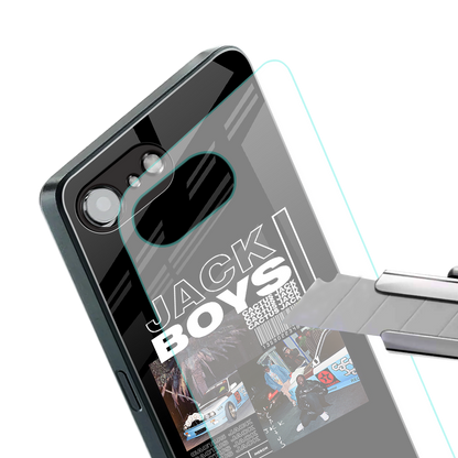 jack boys back phone cover | glass case for iphone 16e