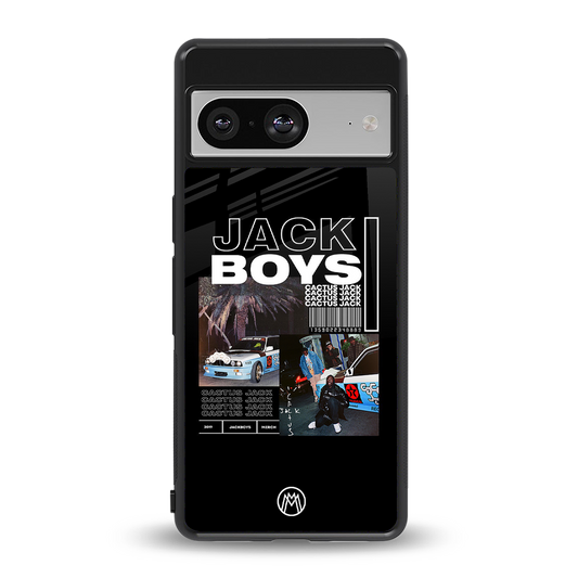 jack boys back phone cover | glass case for Google Pixel 8