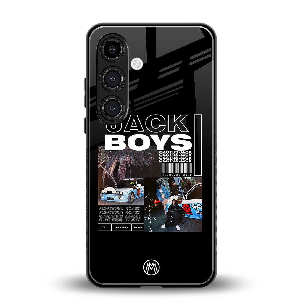 jack boys back phone cover | glass case for samsung galaxy s24 fe