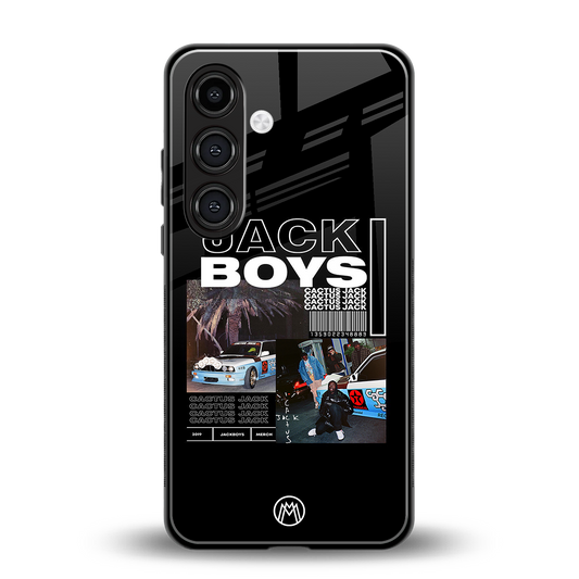 jack boys back phone cover | glass case for samsung galaxy s23 plus