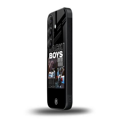 jack boys back phone cover | glass case for samsung galaxy s23 plus