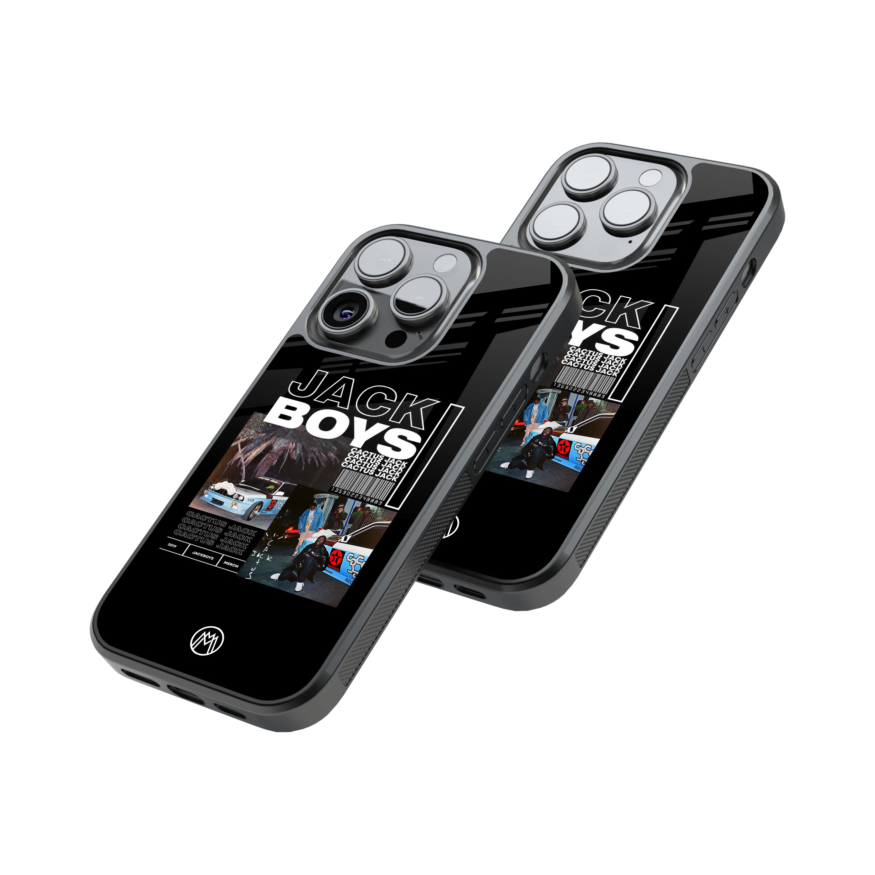 Protective Glass Back Phone Case Compatible with iPhone, Samsung, OnePlus, Pixel & More