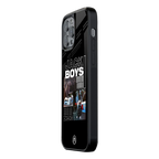 Slim Glass Back Phone Case for Multiple Brands – iPhone, Samsung, Redmi, OnePlus, Oppo, Vivo