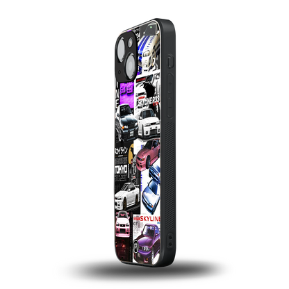 japan core back phone cover | glass case for iphone 13 mini