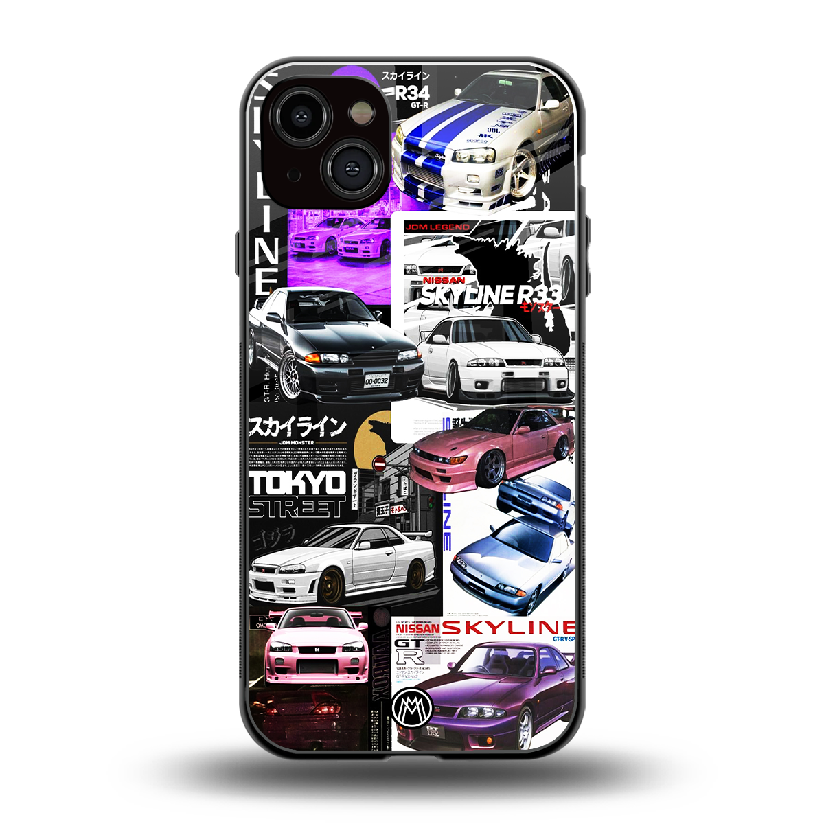 japan core back phone cover | glass case for iphone 15 plus