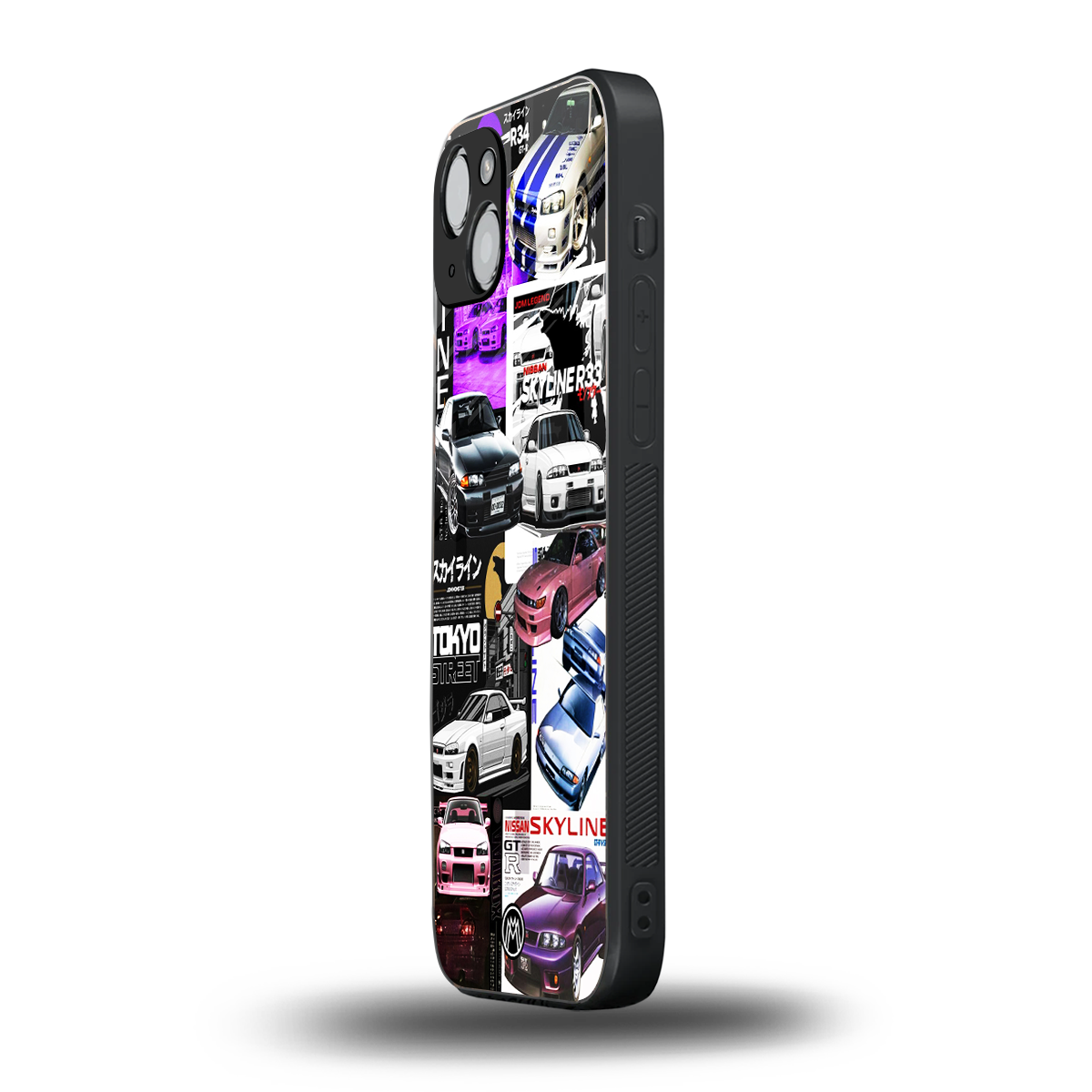 japan core back phone cover | glass case for iphone 15 plus