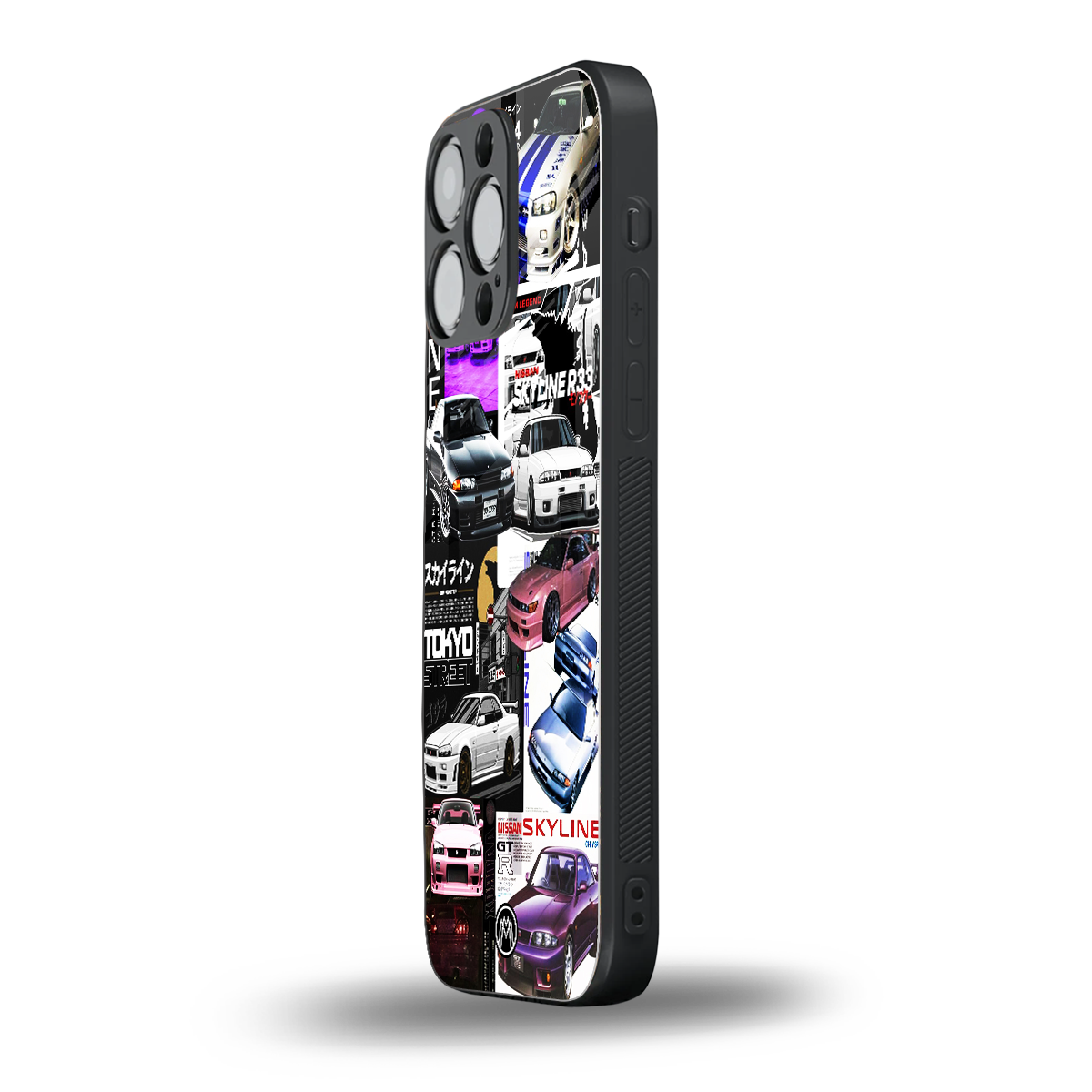 japan core back phone cover | glass case for iphone 15 pro max
