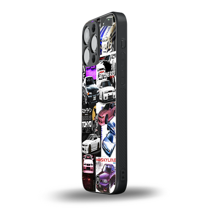 japan core back phone cover | glass case for iphone 14 pro max