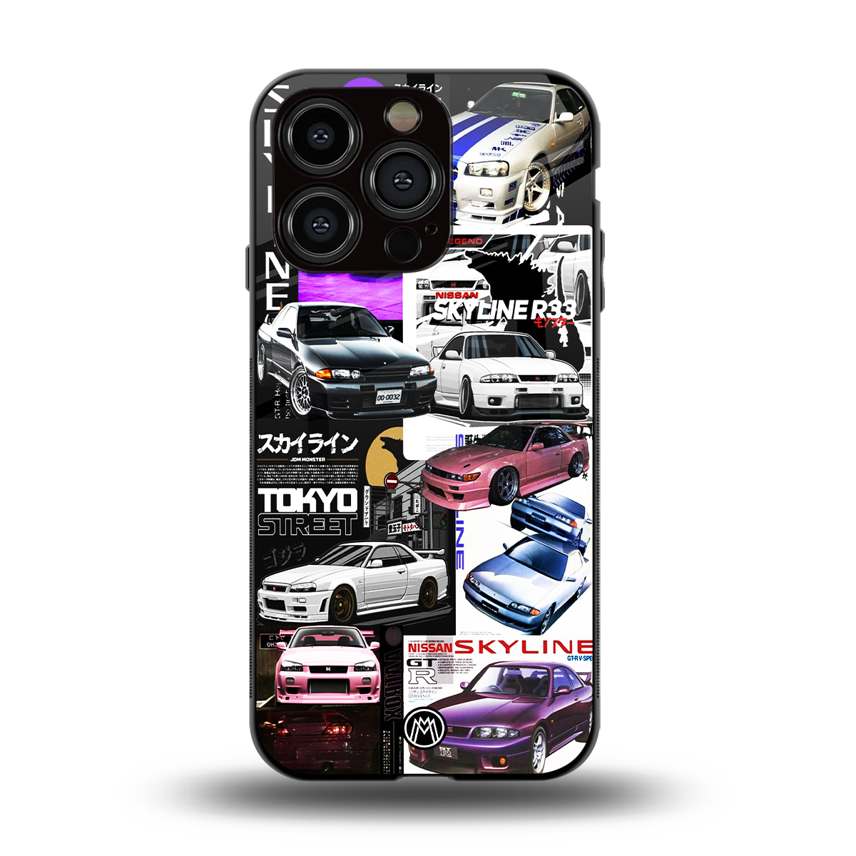 japan core back phone cover | glass case for iphone 15 pro