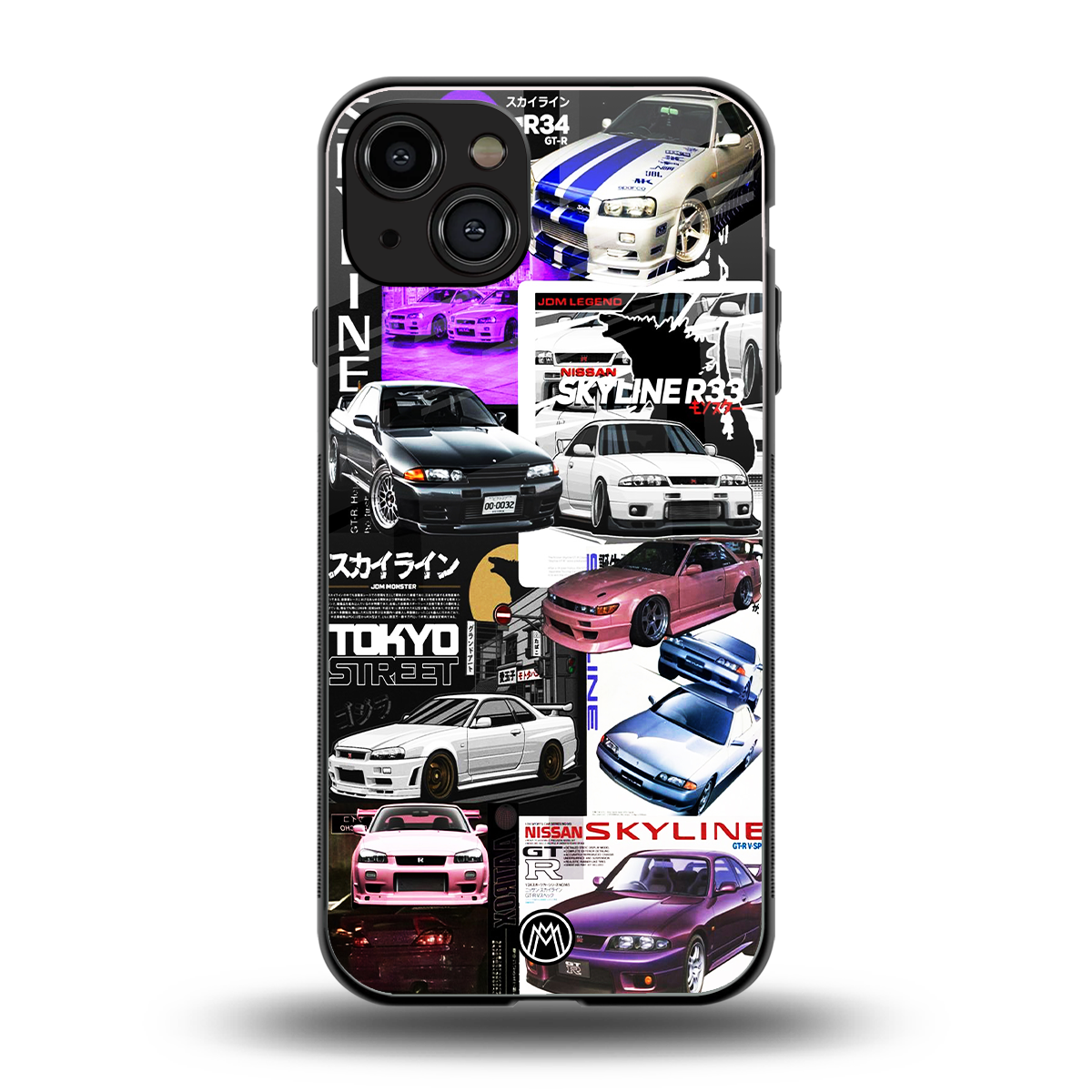 japan core back phone cover | glass case for iphone 15