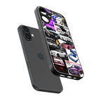 japan core back phone cover | glass case for iphone 16 plus