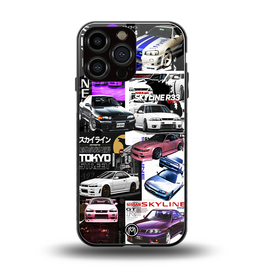 japan core back phone cover | glass case for iphone 16 pro max