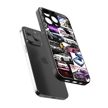 japan core back phone cover | glass case for iphone 16 pro max