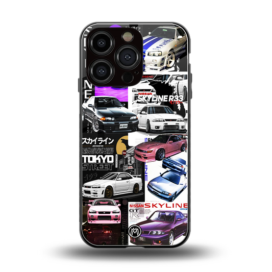 japan core back phone cover | glass case for iphone 16 pro
