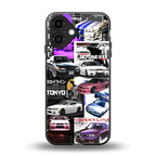 japan core back phone cover | glass case for iphone 16