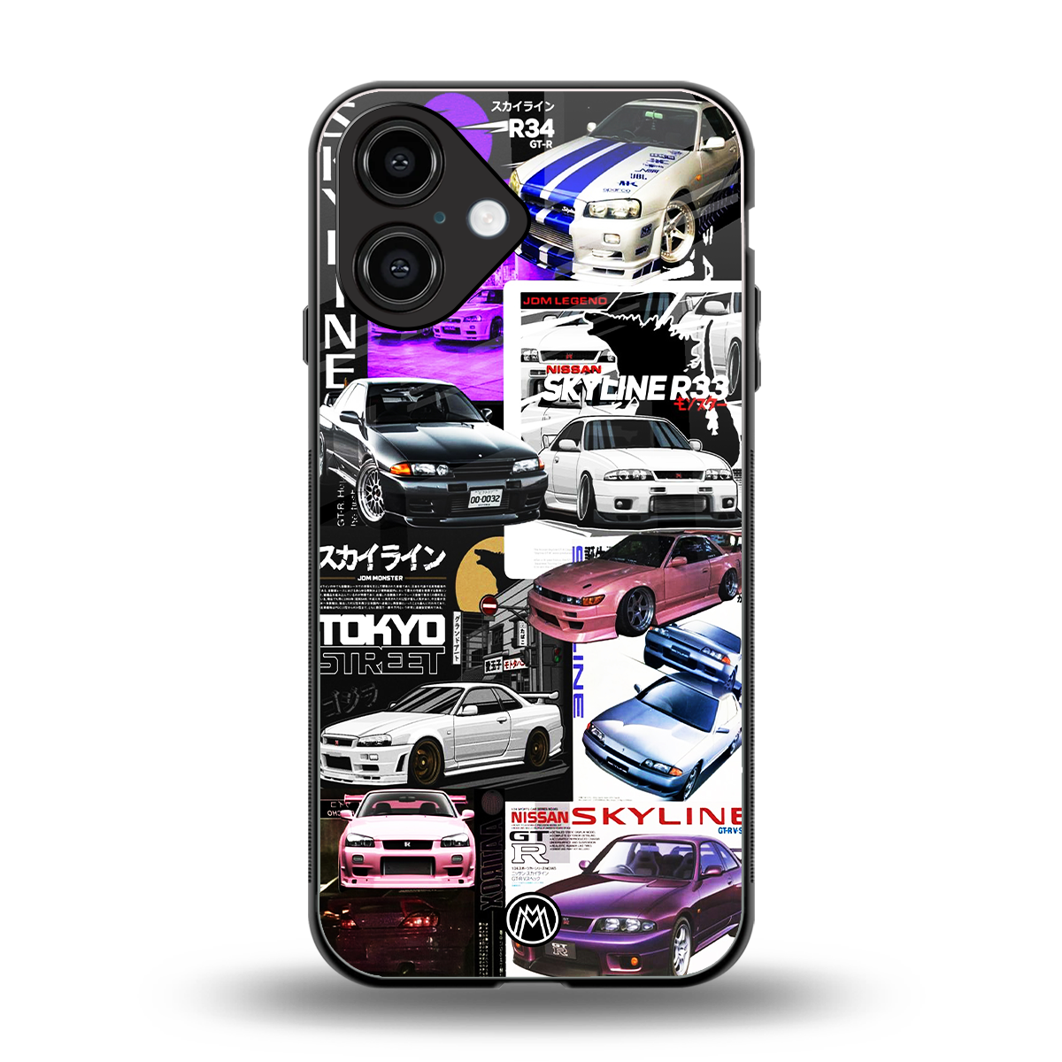 japan core back phone cover | glass case for iphone 16