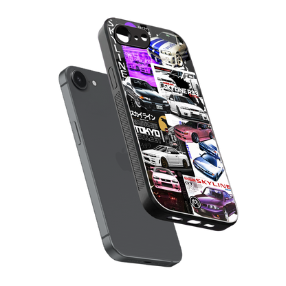 japan core back phone cover | glass case for iphone 16e