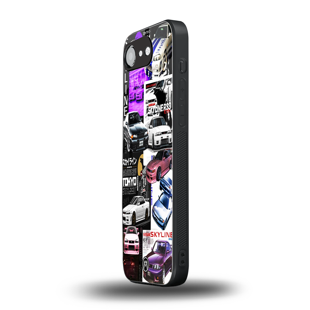 japan core back phone cover | glass case for iphone 16e