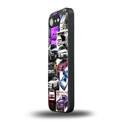 japan core back phone cover | glass case for iphone 16e