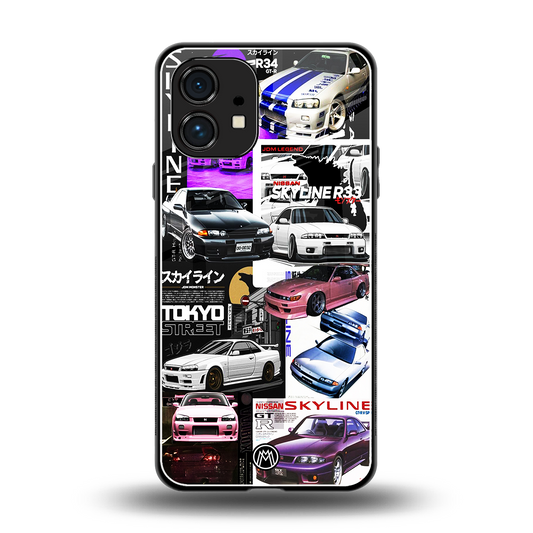 japan core back phone cover | glass case for nothing phone 1