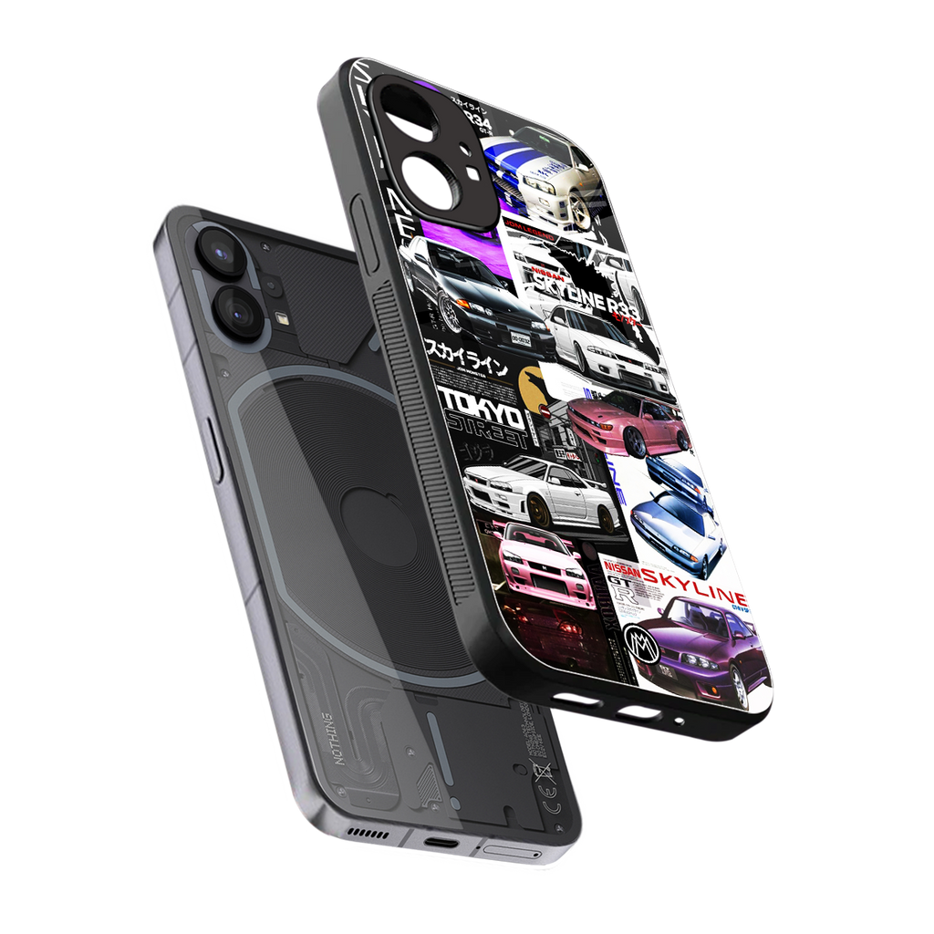 japan core back phone cover | glass case for nothing phone 1