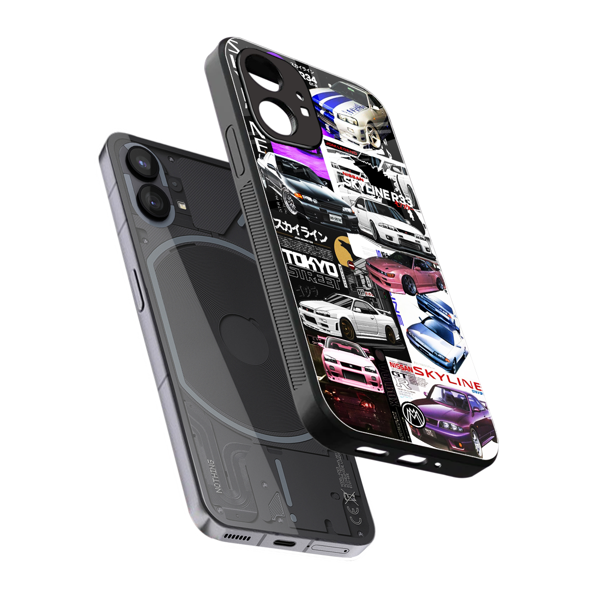 japan core back phone cover | glass case for nothing phone 1