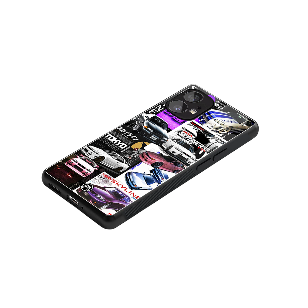 japan core back phone cover | glass case for nothing phone 1
