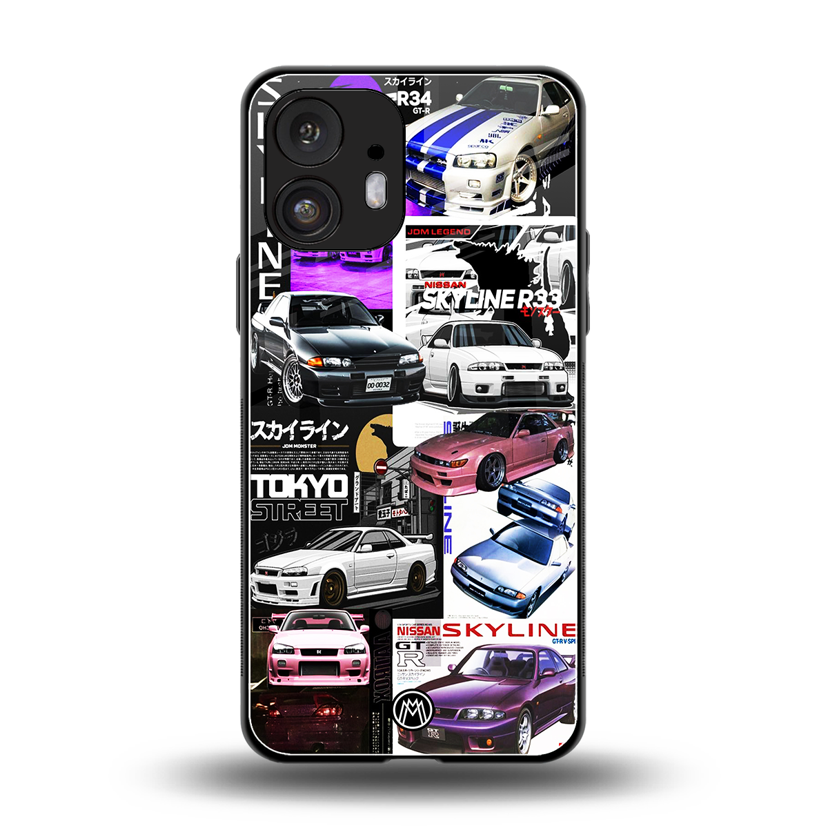 japan core back phone cover | glass case for nothing phone 2