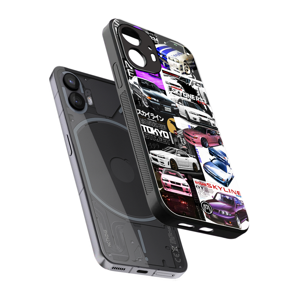 japan core back phone cover | glass case for nothing phone 2