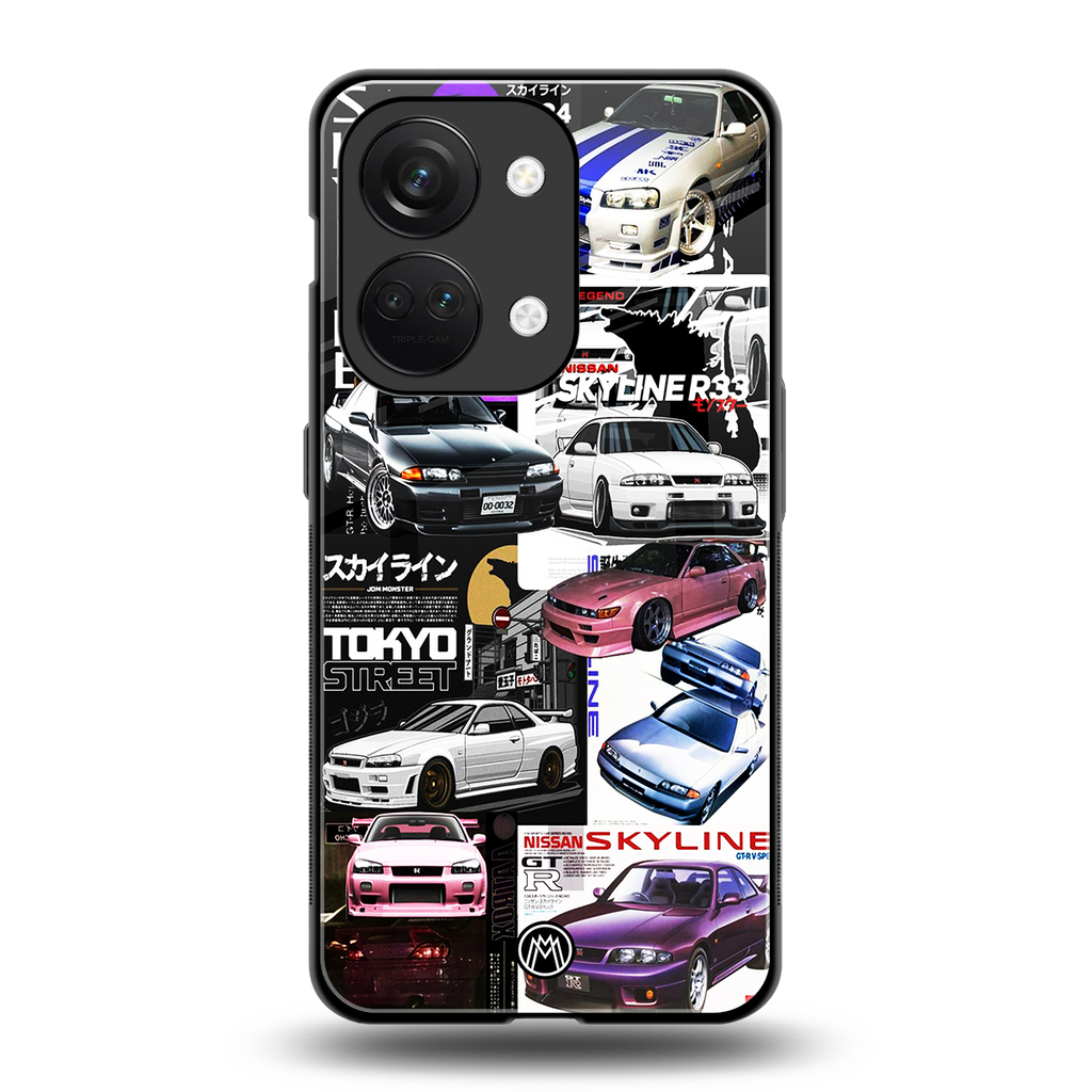 japan core back phone cover | glass case for oneplus nord 3