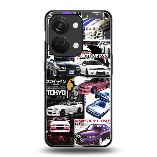 japan core back phone cover | glass case for oneplus nord 3