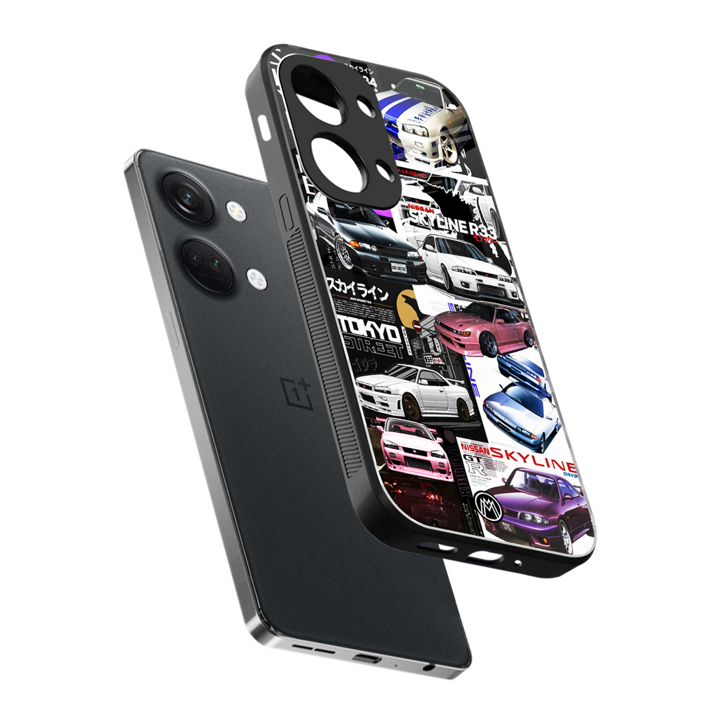 japan core back phone cover | glass case for oneplus nord 3
