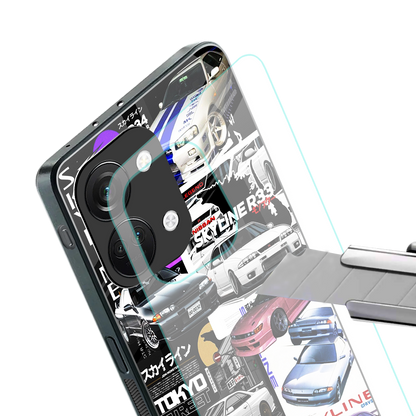 japan core back phone cover | glass case for oneplus nord 3