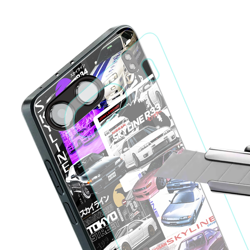 japan core back phone cover | glass case for oneplus nord 4