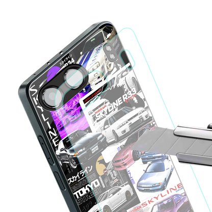 japan core back phone cover | glass case for oneplus nord 4